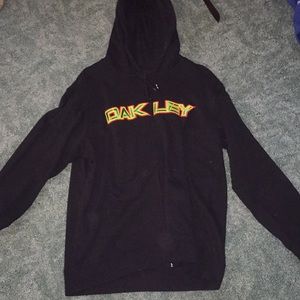 Oakley zip up hoodie